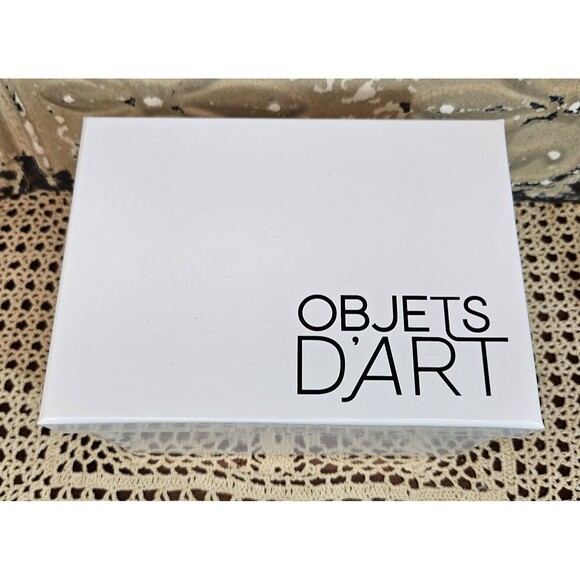 NIB Objets D'Art Solid Hand Blown Colored Glass Penguin Figurine 5" - Picture 7 of 10